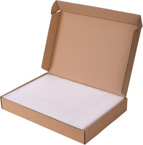 Laptop Box Cardboard Mailing Boxes Without Available Space for Chargers, Fits Screen Sizes Up to 17.6 Inch, Great for Craft, artworks, Electronic or Laptop Shipping in Saudi Arabia