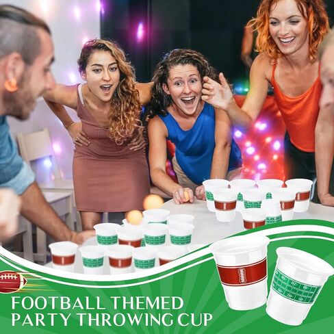 100 PCS 2 أوقية كرة قدم نقطات ، وتصوير كرة قدم يمكن التخلص منها من أجل المرح حفلات ذات طابع كرة القدم ، والخلع والمناسبات الرياضية ، وإمدادات حفلات أعياد الميلاد والزخارف in Saudi Arabia