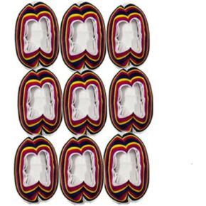 لفائف الفم الأبيض - إنتاج اللافتات الملونة (9 قطع) in Kuwait