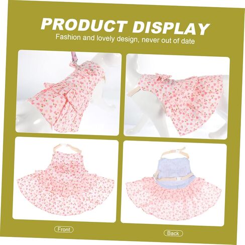 Ganazono 1Set Rabbit Dress Leash ملابس أرنب لطيف للحيوانات الأليفة الصغيرة تصميم رائعتين وحبل الجر العملي للقطط القطط والحيوانات الصغيرة الأخرى in Kuwait