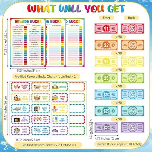 HARLOON ROWARD BUCKS CHART for Kids ، 636 PCS COLL BRIGHT GOOLL GOOLT SYSTER SYSTER LIST ، مخطط أعمال الحوافز في الفصل الدراسي المنزلي ، الجدول الروتيني لمحو الأمية المالي للمحو الأمية المالي in Saudi Arabia