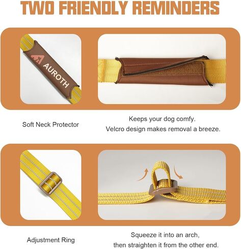 AUROTH DOG THE NO PULL SOND SOND SELID SERVICE DOG STET ، لا خنق ، سهلة على سترة الحيوانات الأليفة مع مقبض ، تسخير الكلب العاكس القابل للتعديل للكلاب الصغيرة والمتوسطة والكبيرة ، سهلة المشي والتدريب in Kuwait