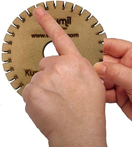 Kumihimo Square & Round Hard Wood Disks: Create Beautiful Wire Braids Braiding Projects Japanese Tool in Saudi Arabia