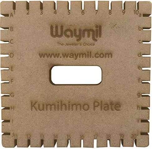 Kumihimo Square & Round Hard Wood Disks: Create Beautiful Wire Braids Braiding Projects Japanese Tool in Saudi Arabia