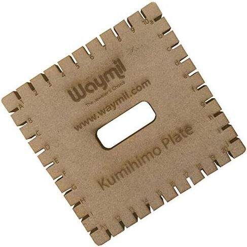 Kumihimo Square & Round Hard Wood Disks: Create Beautiful Wire Braids Braiding Projects Japanese Tool in Saudi Arabia