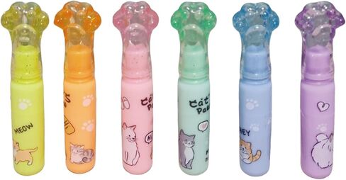 6 Pcs Cute Cat Highlighters Pens Small Highlighter Markers Assorted Colors Highlighters Small Cartoon Kitty Highlighter Pens for Boys Girls Kids Women Office Shcool Supplies (Cat) in Saudi Arabia