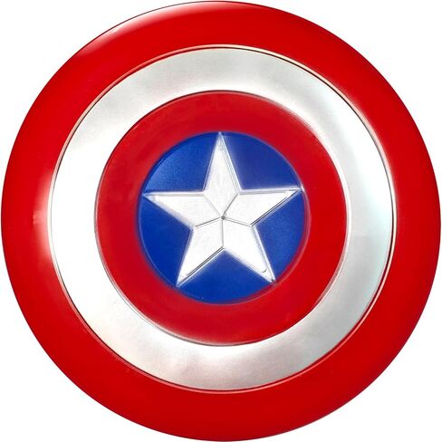 12 Inch Captain Round Shield,Superhero Shield Prop Role Play Toy,Halloween Cosplay Shield for Birthday Gift,Party Decoration in Saudi Arabia