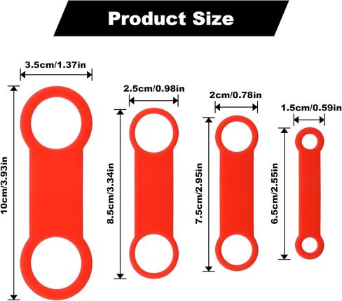 8 PCS Silicone Slide على علامات الحيوانات الأليفة ، واستبدال فرقة المطاط ، شريحة صامتة على علامات معرف الحيوانات الأليفة ، معرف الاسم الشخصي ، 4 أحجام ، مثالية للحيوانات الأليفة النشطة ، المغامرات الخارجية ، والاستخدام اليومي in Saudi Arabia