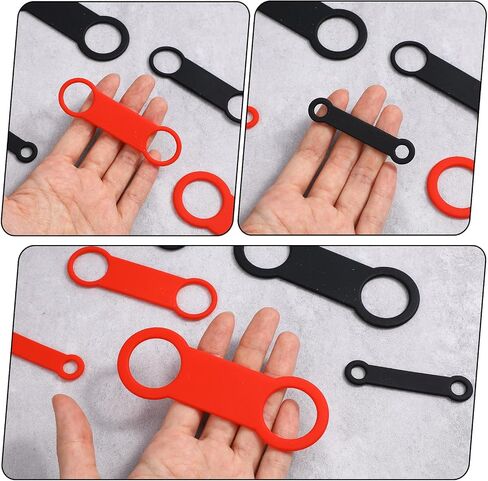 8 PCS Silicone Slide على علامات الحيوانات الأليفة ، واستبدال فرقة المطاط ، شريحة صامتة على علامات معرف الحيوانات الأليفة ، معرف الاسم الشخصي ، 4 أحجام ، مثالية للحيوانات الأليفة النشطة ، المغامرات الخارجية ، والاستخدام اليومي in Saudi Arabia