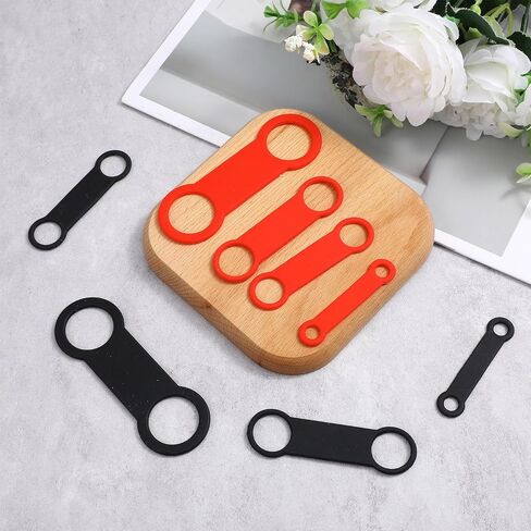 8 PCS Silicone Slide على علامات الحيوانات الأليفة ، واستبدال فرقة المطاط ، شريحة صامتة على علامات معرف الحيوانات الأليفة ، معرف الاسم الشخصي ، 4 أحجام ، مثالية للحيوانات الأليفة النشطة ، المغامرات الخارجية ، والاستخدام اليومي in Saudi Arabia