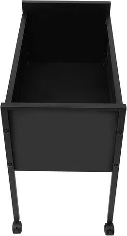 خزانة ملفات cncest ، منظم الملفات مع عجلات ، عربة ملفات التدوير لتعليق الملفات (أسود) in Kuwait