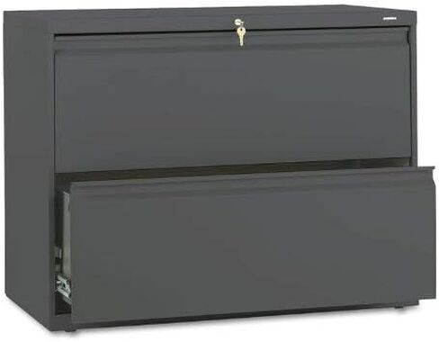 HON 894LQ 800 Series 42 by 19-1/4-Inch 4-Drawer Lateral File, Light Gray in Saudi Arabia