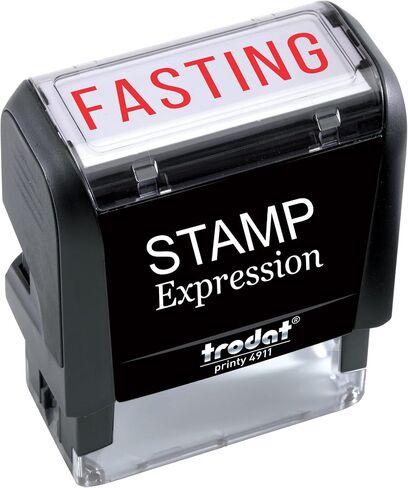 StampExpression - Fasting Medical Self Inking Rubber Stamp - Red Ink (A-5959) in Saudi Arabia