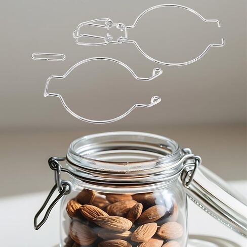 Canning Canning Clamp 10pcs جرة زجاجية قفل المطبخ يمكن تخزين المطبخ لإغلاق استبدال التثبيت للجرار الزجاجية محكمة الإغلاق in Kuwait