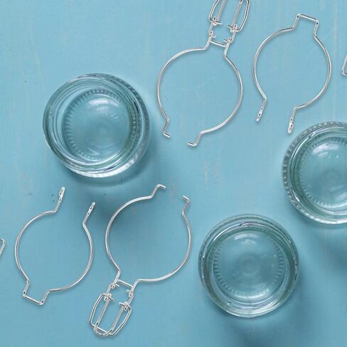 Canning Canning Clamp 10pcs جرة زجاجية قفل المطبخ يمكن تخزين المطبخ لإغلاق استبدال التثبيت للجرار الزجاجية محكمة الإغلاق in Kuwait