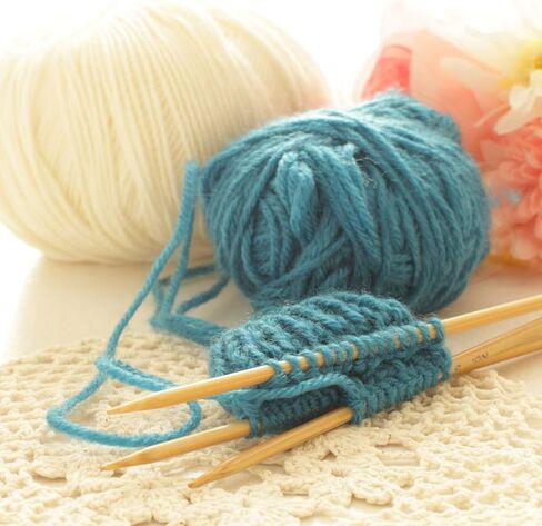 Knitting Needles Kit, Set of 11 Carbonized Bamboo Double Pointed Knitting Needles Set 11 Sizes Soft Knitting Needles Set for Weave DIY Lover for Handmade, 13cm/5.1in (2.0mm-5.0mm) in Saudi Arabia