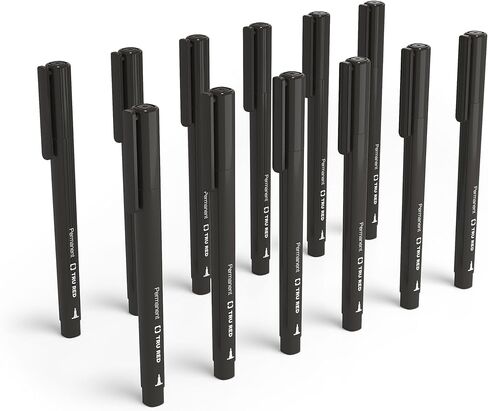 TRU RED Staples Permanent Markers, Ultra Fine Tip, Black, 36/Carton (TR54534VS) in Saudi Arabia