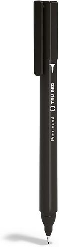 TRU RED Staples Permanent Markers, Ultra Fine Tip, Black, 36/Carton (TR54534VS) in Saudi Arabia