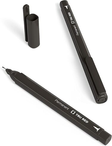 TRU RED Staples Permanent Markers, Ultra Fine Tip, Black, 36/Carton (TR54534VS) in Saudi Arabia