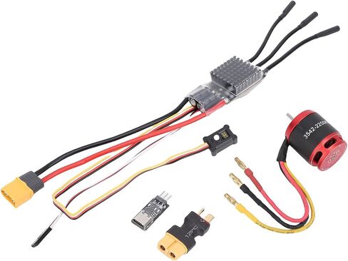 JTLB RC Combo -Train Combo LIT لـ SCX10 1/10 RC CARLLER CAR MOTOR ESC 80A ترقيات الأجزاء in Saudi Arabia