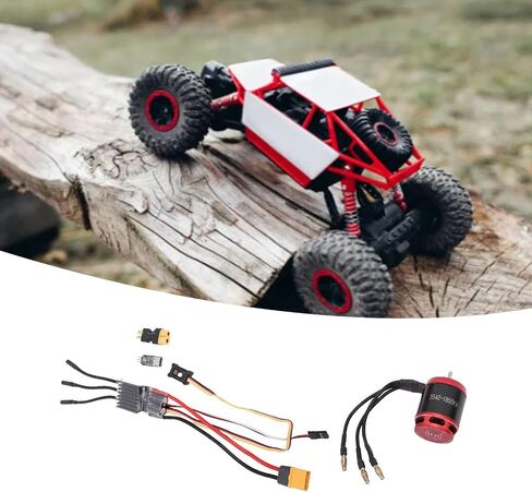 JTLB RC Combo -Train Combo LIT لـ SCX10 1/10 RC CARLLER CAR MOTOR ESC 80A ترقيات الأجزاء in Saudi Arabia