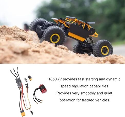 JTLB RC Combo -Train Combo LIT لـ SCX10 1/10 RC CARLLER CAR MOTOR ESC 80A ترقيات الأجزاء in Saudi Arabia