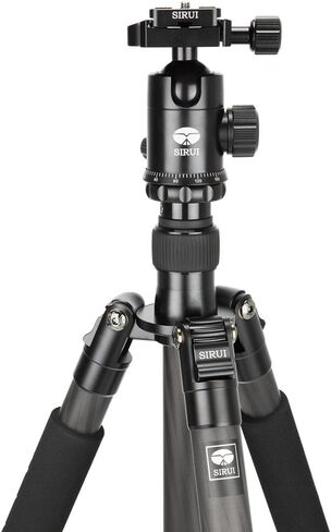 Sirui ET-2204 Carbon Fiber Tripod with E-20 Ball Head - Maximum Height 57.1 inches, Maximum Load 26.5 lbs in Saudi Arabia