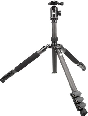 Sirui ET-2204 Carbon Fiber Tripod with E-20 Ball Head - Maximum Height 57.1 inches, Maximum Load 26.5 lbs in Saudi Arabia