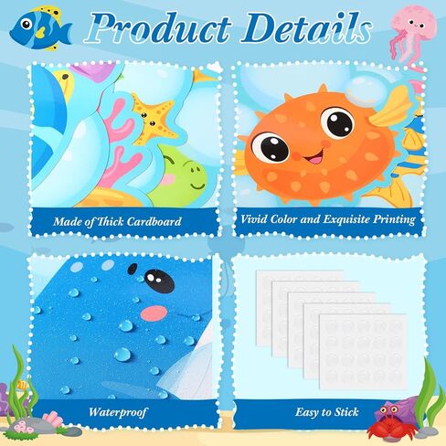 FUCEROUS Under the Sea Door Banners Ocean Classroom Door Porder Ported Happy to Sea Ye Bulletin Board Decorations Cutouts Marine Animal Porch Scl in Saudi Arabia