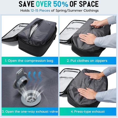 BANGE Travel Backpack with Vacuum Pocket and TSA lock version can hold 15.6 inch Laptop suitable Overnight Flight Approved Anti-theft Bag in Saudi Arabia