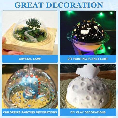 قبة حلوى بلاستيكية نصف كرة بلاستيكية للحرف الورقية ، 20pcs 3D مقابر صياغة الورق لتوازم شاكر لصنع البطاقات المصنوعة يدويًا ، 3.5 * 1.56 بوصة in Saudi Arabia