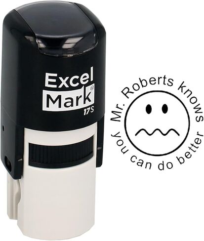 ExcelMark You CAN DO Better - Custom Round Self-Inking Teacher Stamp in Saudi Arabia