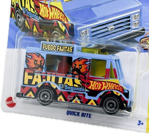 Hot Wheels Quick Bite, Fast Foodie 3/5 [Blue/Fuego Fajitas] 149/250 in Saudi Arabia