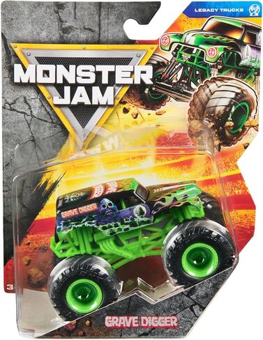 Monster Jam 2025 المسؤول 1:64 Diecast Truck Series 43 Legacy Trucks Grave Digger in Saudi Arabia