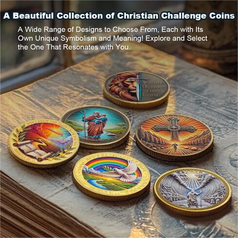 I Can Do All Things Christian Challenge Coin Inspring Philippians 4:13 Verse Token Ideal Christian Gift for Men Women Religious Keepsake in Kuwait