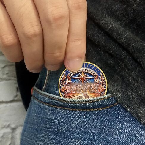 I Can Do All Things Christian Challenge Coin Inspring Philippians 4:13 Verse Token Ideal Christian Gift for Men Women Religious Keepsake in Kuwait