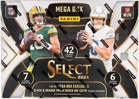 Panini Select Football Mega Box (Black & Orange Prizm) 2024 in Saudi Arabia