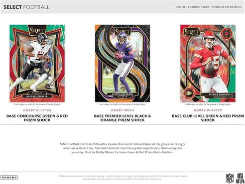 Panini Select Football Mega Box (Black & Orange Prizm) 2024 in Saudi Arabia
