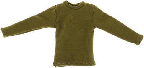 1/12 مقياس الذكور شخصية T Shirt لملابس طراز دمية 6 بوصة ، الأخضر in Kuwait