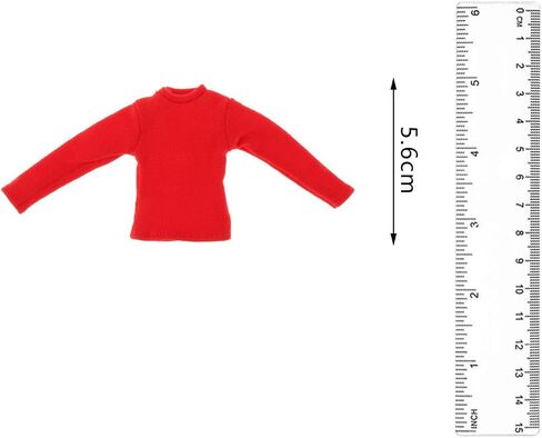 1/12 مقياس الذكور شخصية T Shirt لملابس طراز دمية 6 بوصة ، الأخضر in Kuwait