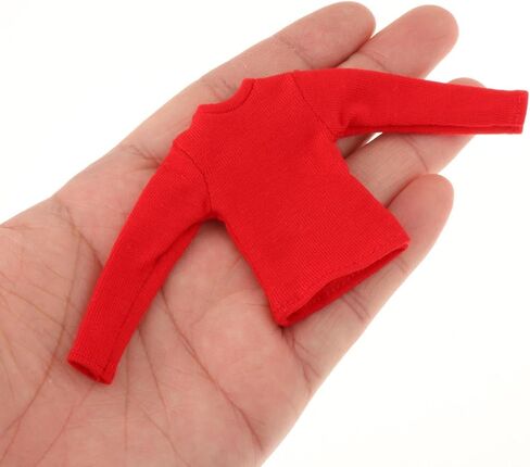 1/12 مقياس الذكور شخصية T Shirt لملابس طراز دمية 6 بوصة ، الأخضر in Kuwait