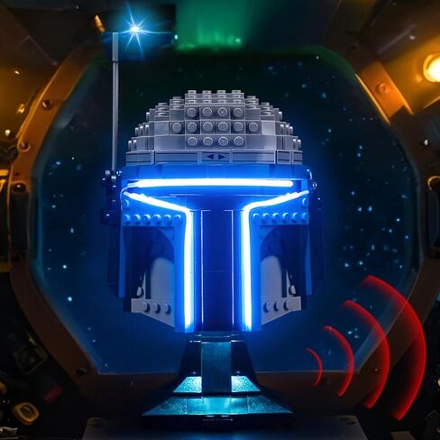 LED Lighting Compatible with Lego Jango Fett Helmet 75408，Light Kit Compatible with Lego 75408, NOT Included The Model Set - JUST Lights in Saudi Arabia