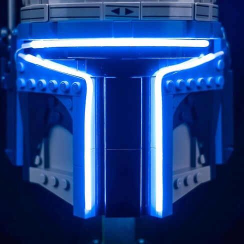 LED Lighting Compatible with Lego Jango Fett Helmet 75408，Light Kit Compatible with Lego 75408, NOT Included The Model Set - JUST Lights in Saudi Arabia