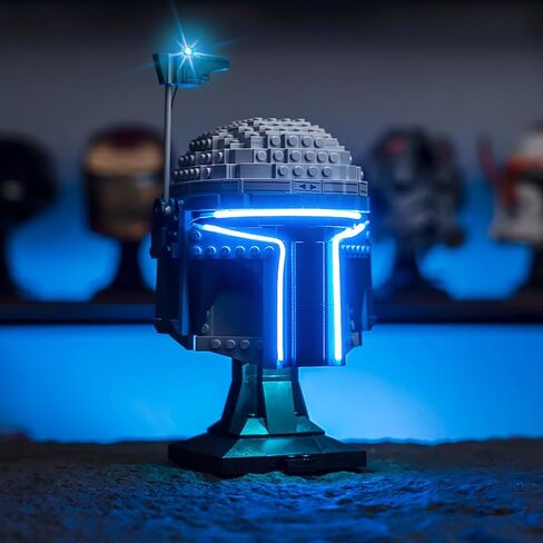 LED Lighting Compatible with Lego Jango Fett Helmet 75408，Light Kit Compatible with Lego 75408, NOT Included The Model Set - JUST Lights in Saudi Arabia