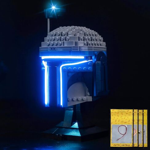 LED Lighting Compatible with Lego Jango Fett Helmet 75408，Light Kit Compatible with Lego 75408, NOT Included The Model Set - JUST Lights in Saudi Arabia