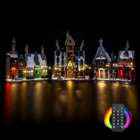 إضاءة LED متوافقة مع LEGO 76457 Hogsmeade Village - Edition us Collectors ، RC Light Kit متوافق مع Lego Collectors Edition 76457 ， النموذج غير المدرج - فقط الأضواء in Saudi Arabia