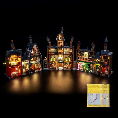 إضاءة LED متوافقة مع LEGO 76457 Hogsmeade Village - Edition us Collectors ، RC Light Kit متوافق مع Lego Collectors Edition 76457 ， النموذج غير المدرج - فقط الأضواء in Saudi Arabia