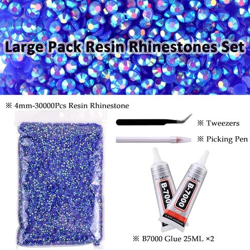 50000pcs 3mm راتنج أسود راتينستون مسطح ، راتنجات الهلام غير الحجرية لتصميم DIY الحرف ، البهلوانات ، الملابس ، الماكياج ، فن الأظافر in Kuwait