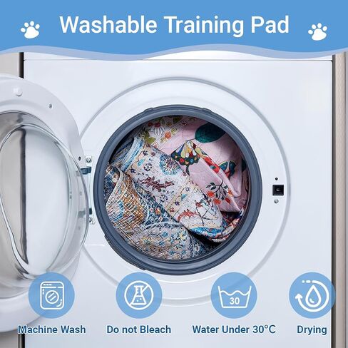 Washable Pee Pads for Dogs, 2 Pack Reusable Puppy Pads 48"x36", Washable Waterproof Large Dog Bed Pad, Super Absorbent & Leakproof Reusable Pee Pad for Whelping Training and Nursing Supplies in Saudi Arabia