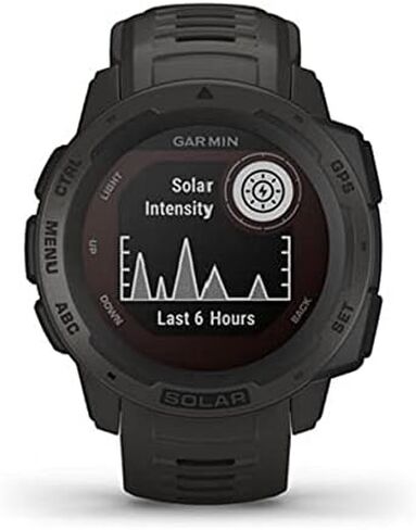 Garmin Instinct Solar, Rugged Outdoor Smartwatch with Solar Charging Capabilities, Built-in Sports Apps and Health Monitoring, Sunburst Yellow in Kuwait